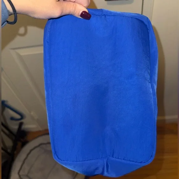 Beis Cobalt Blue Crescent Catchall Bag - Picture 11 of 16